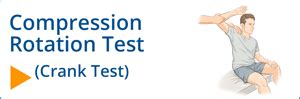 is crank test the same is compression rotation test|crank test accuracy.